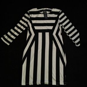 Monochrome Mini Dress